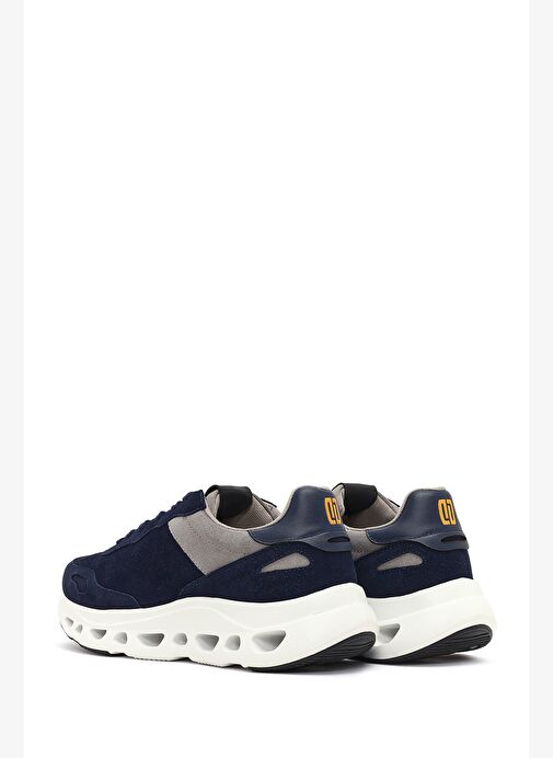 Derimod Studio Erkek Lacivert Bağcıklı Kalın Tabanlı Sneaker 25WFD780210 - Görsel 6