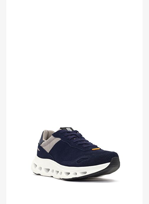 Derimod Studio Erkek Lacivert Bağcıklı Kalın Tabanlı Sneaker 25WFD780210 - Görsel 7