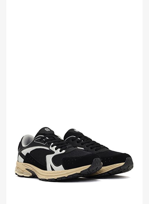 Derimod Studio Erkek Siyah Bağcıklı Kalın Tabanlı Sneaker 25WFD780314 - Görsel 4