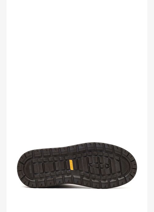 Erkek Yeşil Bağcıklı Kalın Tabanlı Deri Spor Bot 25WFD795014 - Görsel 6