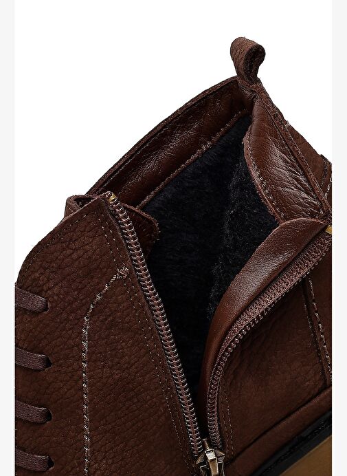 Derimod Derimod Erkek Kahverengi Fermuarlı Nubuk Deri Casual Bot 25WFD8000V3 Boyner'de! Kahverengi - 8. görsel