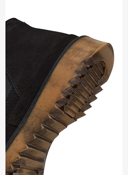 Erkek Siyah Nubuk Deri Chelsea Bot 25WFD8001V3 - Görsel 9