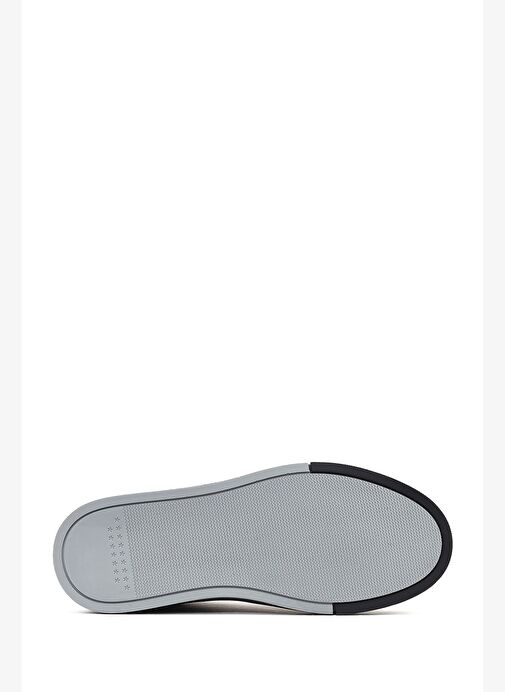 Erkek Siyah Deri Spor Bot 25WFD805418 - Görsel 6