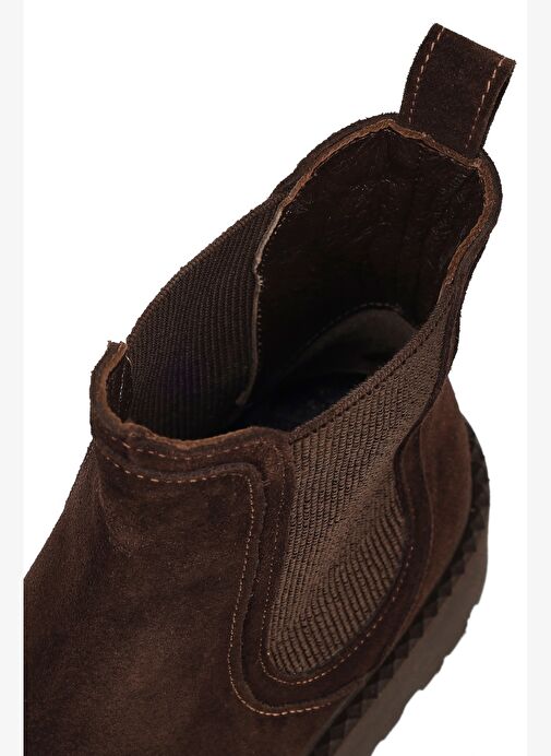 Derimod Derimod Erkek Kahverengi Süet Deri Chelsea Bot 25WFD828010 Boyner'de! Kahverengi - 8. görsel