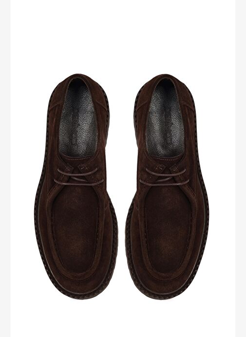 Derimod Derimod Erkek Kahverengi Bağcıklı Süet Deri Casual Ayakkabı 25WFD828110 Boyner'de! Kahverengi - 5. görsel