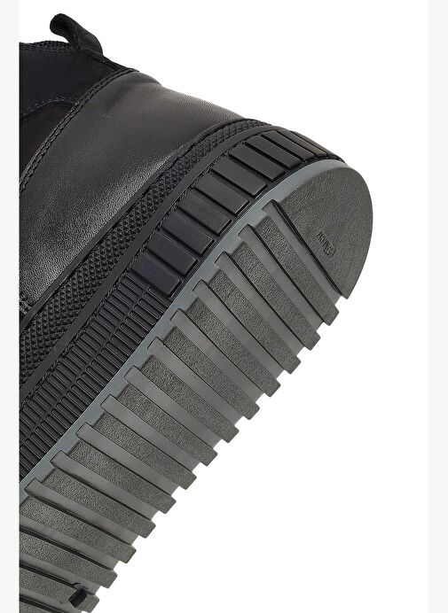Erkek Siyah Bağcıklı Nubuk Deri Spor Bot 25WFD8300V3 - Görsel 9