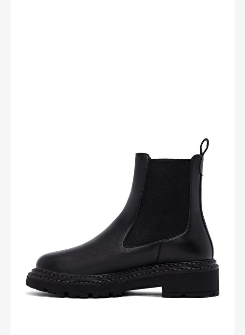 Kadın Siyah Kalın Tabanlı Chelsea Bot 25WFE251118 - Görsel 3