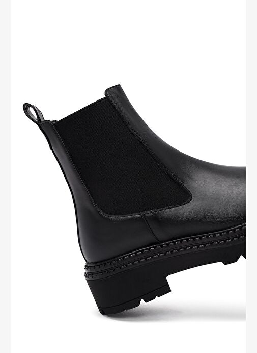 Kadın Siyah Kalın Tabanlı Chelsea Bot 25WFE251118 - Görsel 9