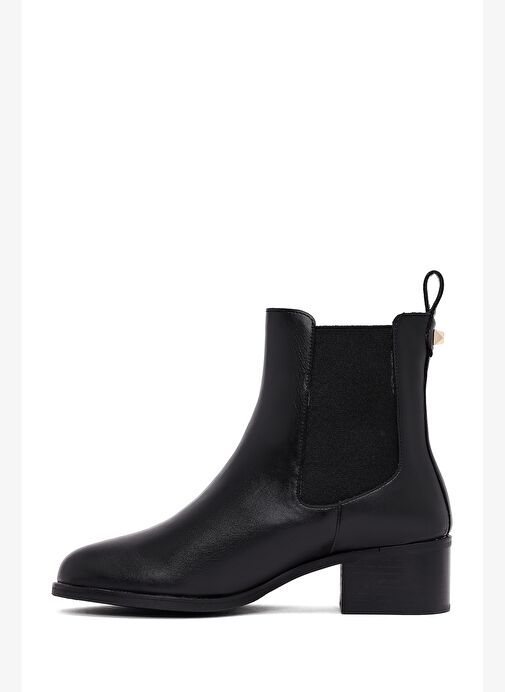 Kadın Siyah Kalın Topuklu Chelsea Bot 25WFE251318 - Görsel 5