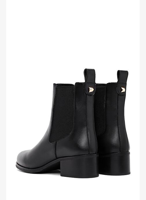 Kadın Siyah Kalın Topuklu Chelsea Bot 25WFE251318 - Görsel 8