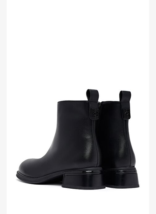 Kadın Siyah Fermuarlı Bot 25WFE401918 - Görsel 7