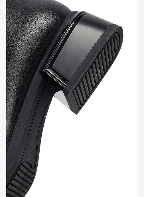 Kadın Siyah Fermuarlı Bot 25WFE401918 - Görsel 9