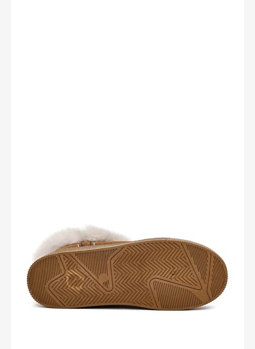 Kadın Taba Kalın Tabanlı Süet Teddy Bot 25WFE402410 - Görsel 6