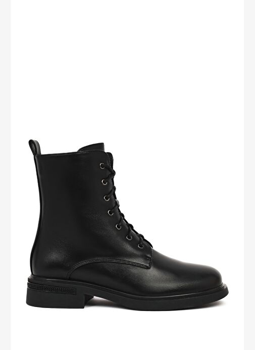 Derimod Derimod Kadın Siyah Fermuarlı Postal Bot 25WFE494418 Boyner'de! Siyah - 2. görsel