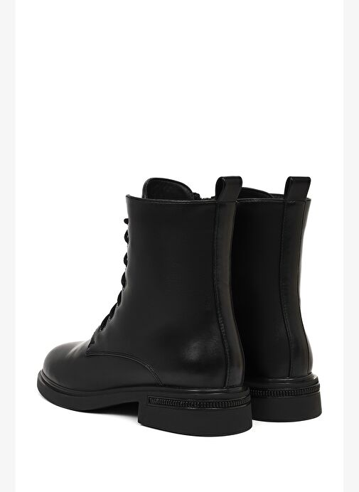 Derimod Derimod Kadın Siyah Fermuarlı Postal Bot 25WFE494418 Boyner'de! Siyah - 7. görsel
