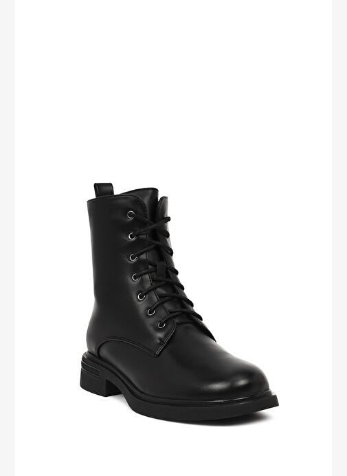 Derimod Derimod Kadın Siyah Fermuarlı Postal Bot 25WFE494418 Boyner'de! Siyah - 9. görsel