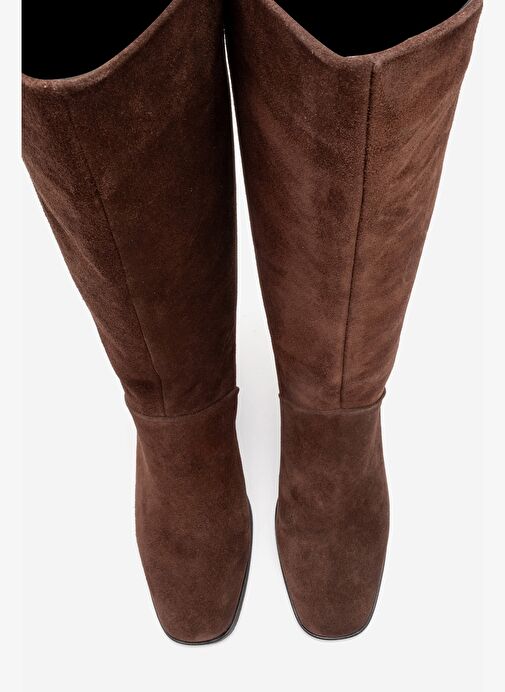 Luvi Shoes Luvi Shoes Belirsiz TALY Kahverengi Süet Hakiki Deri Kadın Blok Topuklu Çizme Bot | Boyner Belirsiz - 3. görsel