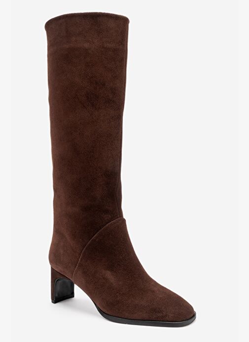 Luvi Shoes Luvi Shoes Belirsiz TALY Kahverengi Süet Hakiki Deri Kadın Blok Topuklu Çizme Bot | Boyner Belirsiz - 8. görsel