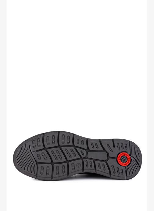 Tamer Tanca Erkek Hakiki Deri Siyah Sneakers & Spor Ayakkabı - Görsel 5
