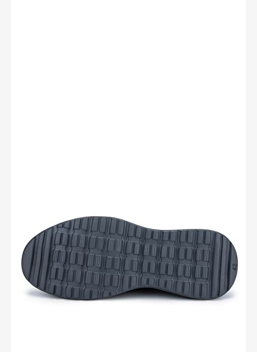 Tamer Tanca Erkek Hakiki Deri Siyah Casual Ayakkabı - Görsel 4