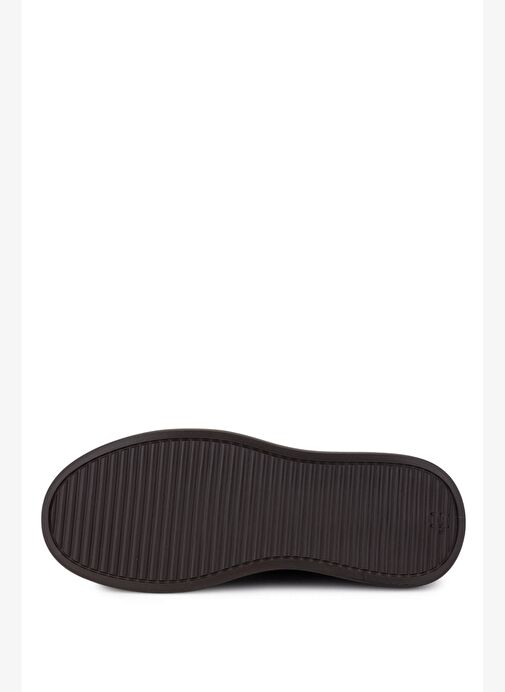 Tamer Tanca Erkek Hakiki Deri Kahverengi Sneakers & Spor Ayakkabı - Görsel 5