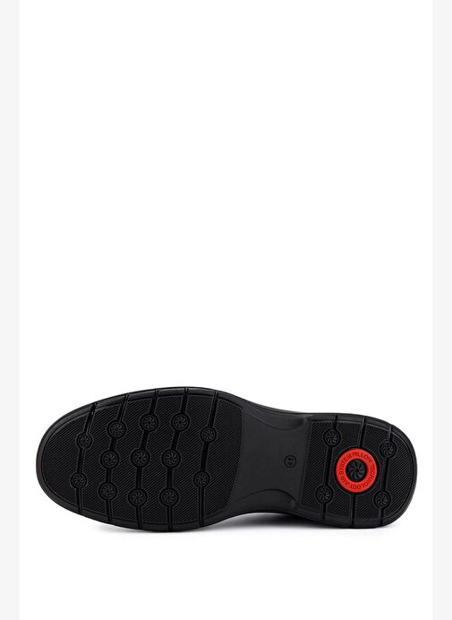 Tamer Tanca Erkek Hakiki Deri Siyah Casual Ayakkabı - Görsel 5