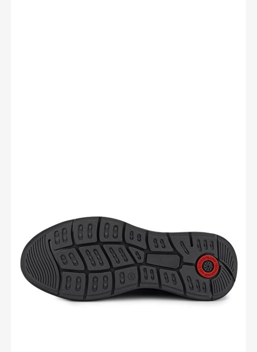 Tamer Tanca Erkek Hakiki Deri Siyah Casual Ayakkabı - Görsel 5