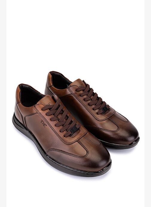 Tamer Tanca Erkek Hakiki Deri Taba Casual Ayakkabı - Görsel 3