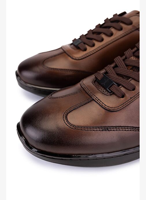 Tamer Tanca Erkek Hakiki Deri Taba Casual Ayakkabı - Görsel 4