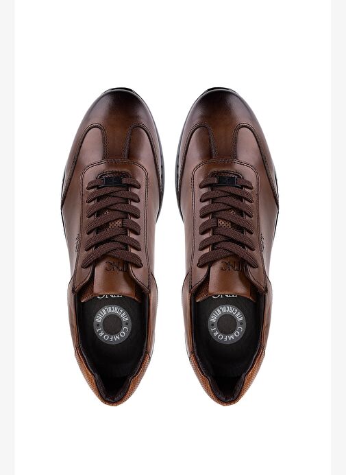 Tamer Tanca Erkek Hakiki Deri Taba Casual Ayakkabı - Görsel 6