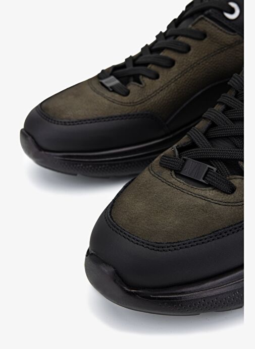 Valmenti Erkek Hakiki Deri Siyah Sneakers & Spor Ayakkabı - Görsel 4