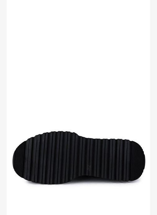 Tamer Tanca Erkek Hakiki Deri Siyah Sneakers & Spor Ayakkabı - Görsel 5