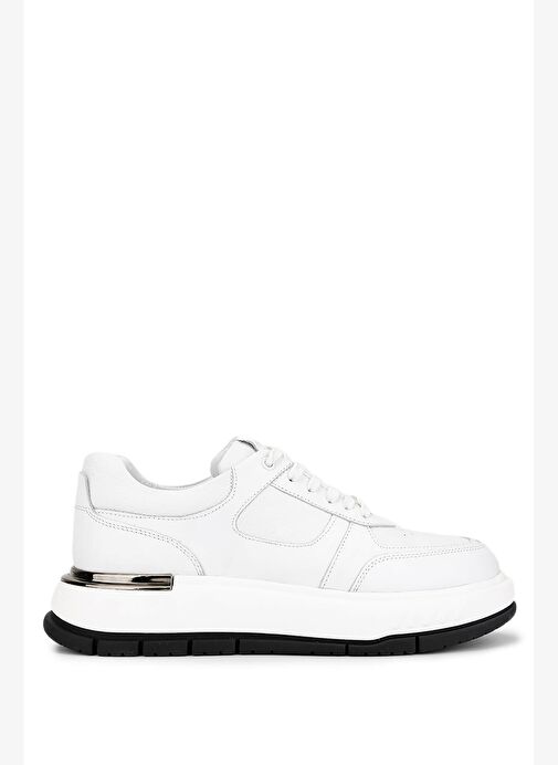 Tamer Tanca Erkek Hakiki Deri Beyaz Sneakers & Spor Ayakkabı - Görsel 2