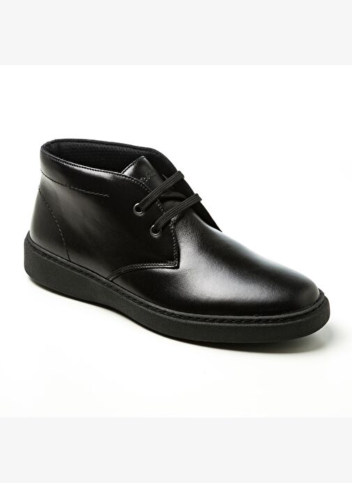 Erkek Bot 19L5 FRAU PONCHO NERO(black) - Görsel 2