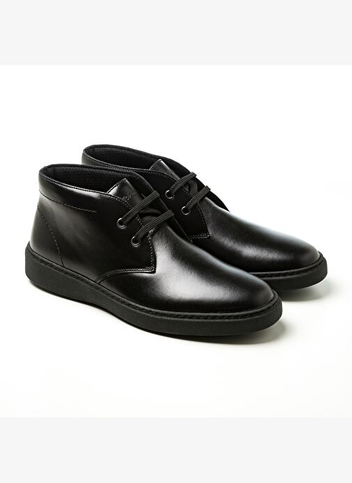 Erkek Bot 19L5 FRAU PONCHO NERO(black) - Görsel 4