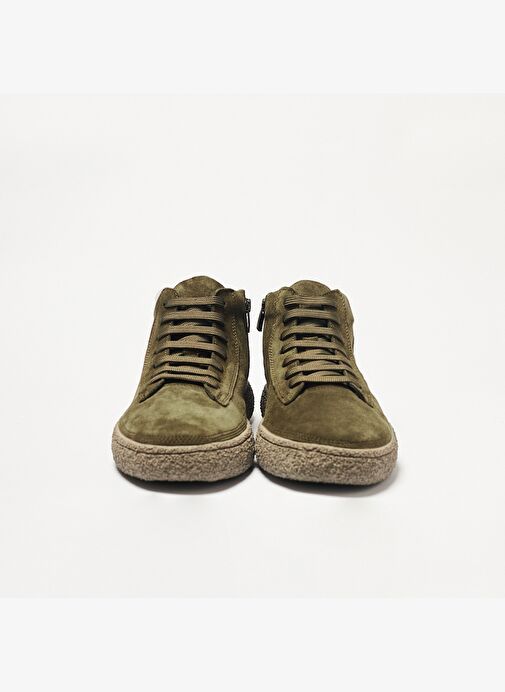Erkek Bot OG-2183 John May 1958 Haki Yarma Süet - Görsel 7