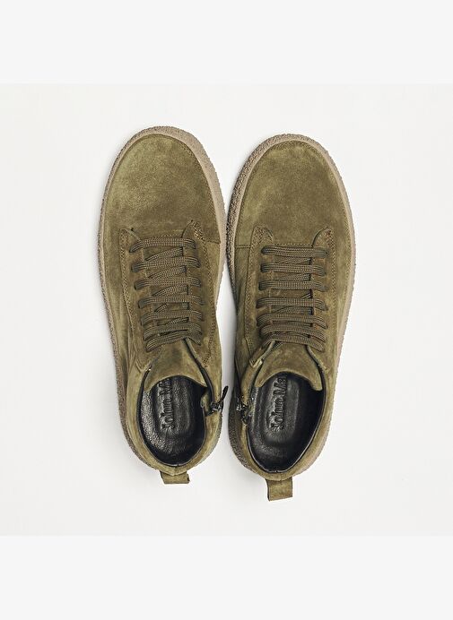 Erkek Bot OG-2183 John May 1958 Haki Yarma Süet - Görsel 8