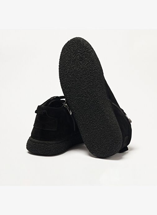 Erkek Bot OG-2183 John May 2161 Siyah Süet - Görsel 6