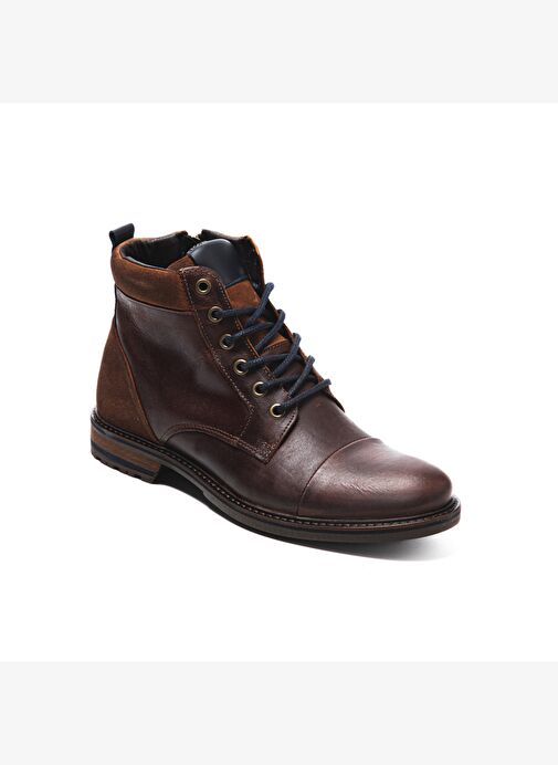 Erkek Bot 1041 021 WK-John May Orkut Suede Cognac - Görsel 3