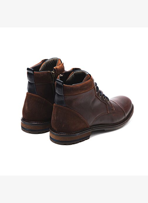 Erkek Bot 1041 021 WK-John May Orkut Suede Cognac - Görsel 5