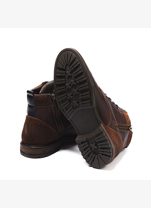 Erkek Bot 1041 021 WK-John May Orkut Suede Cognac - Görsel 6
