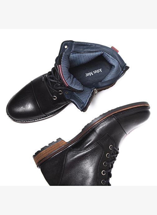 Erkek Bot 1041 020 WK-John May Orkut Suede Black - Görsel 8