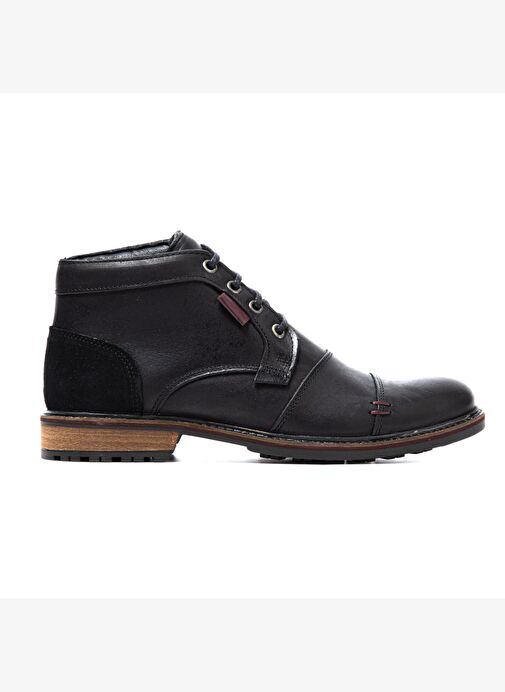 John May Erkek Bot 10522 020 WK-Jphn May Orkut Suede Black - Görsel 2