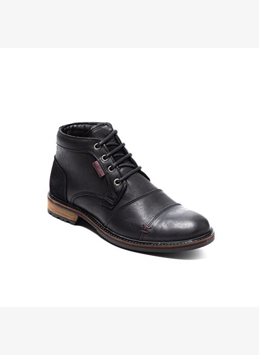 John May Erkek Bot 10522 020 WK-Jphn May Orkut Suede Black - Görsel 3