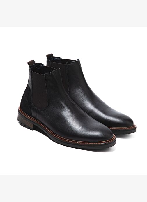 Erkek Bot 1124 005 WK-John May Orkut Suede Black - Görsel 4