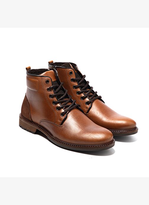Erkek Bot 1179 010 WK-John May Orkut Suede Cognac - Görsel 4