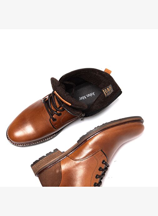 Erkek Bot 1179 010 WK-John May Orkut Suede Cognac - Görsel 8