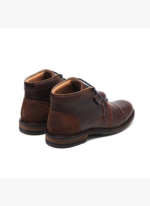Erkek Bot 10522 021 WK-John May Orkut Suede Cognac - Görsel 5