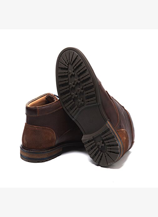 Erkek Bot 10522 021 WK-John May Orkut Suede Cognac - Görsel 6