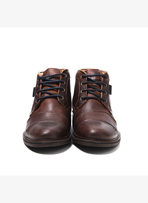 Erkek Bot 10522 021 WK-John May Orkut Suede Cognac - Görsel 7